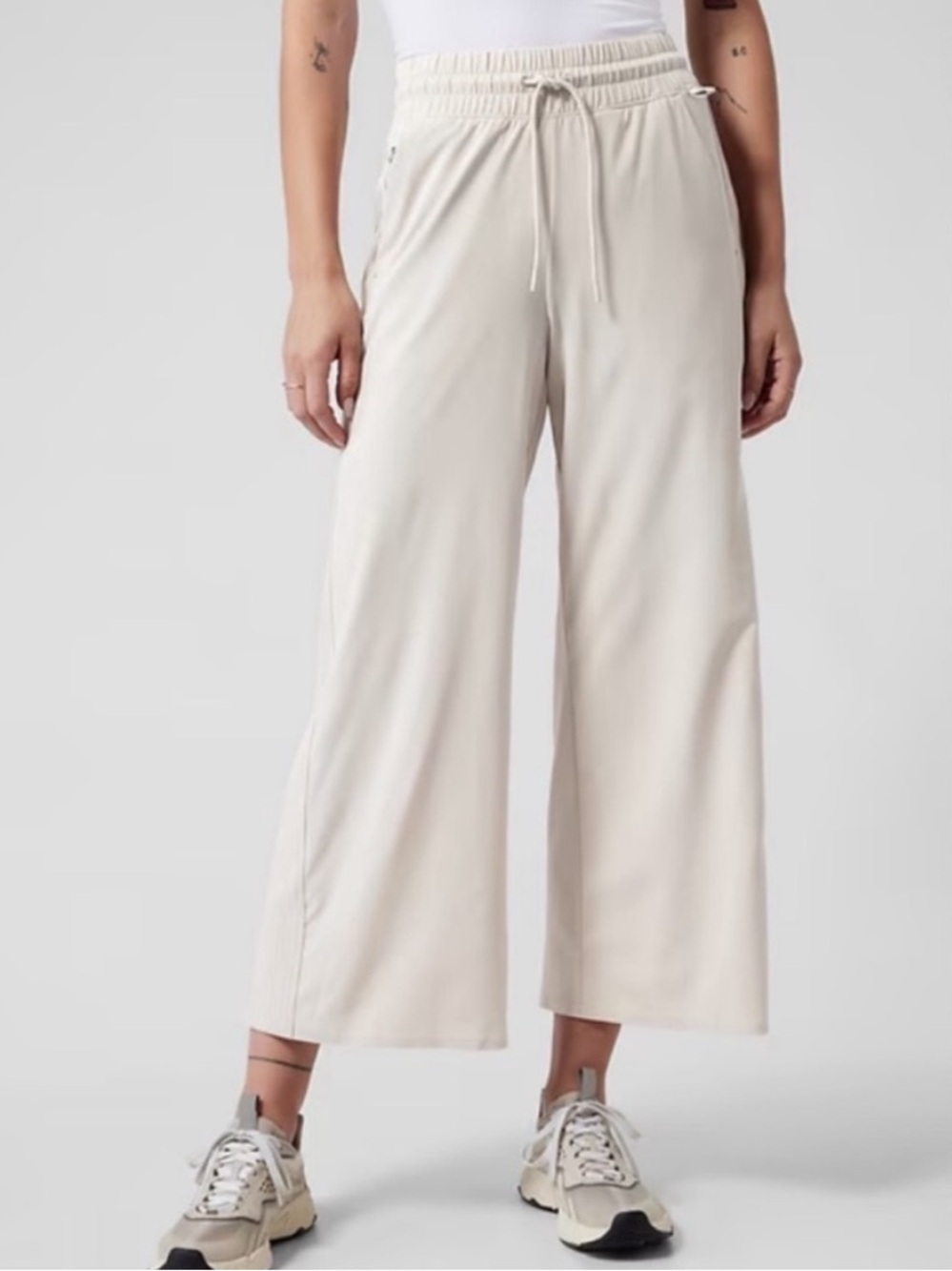 Athleta Avenue Wide Leg Crop Pant